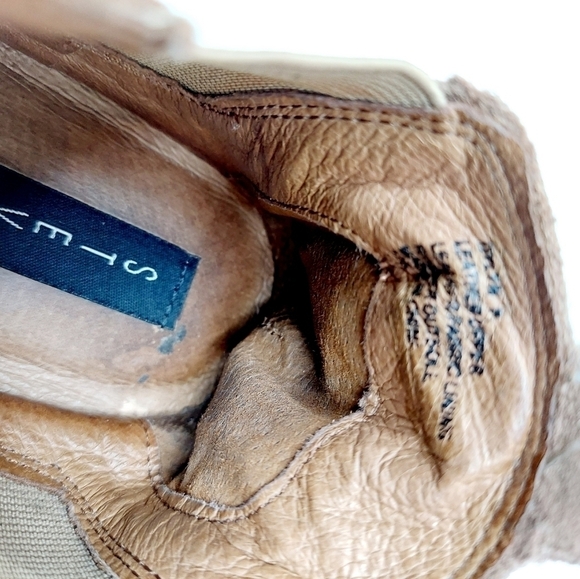 Steve Madden Sz 8 Dylan Tan Suede Ankle Boot EUC - Picture 8 of 15